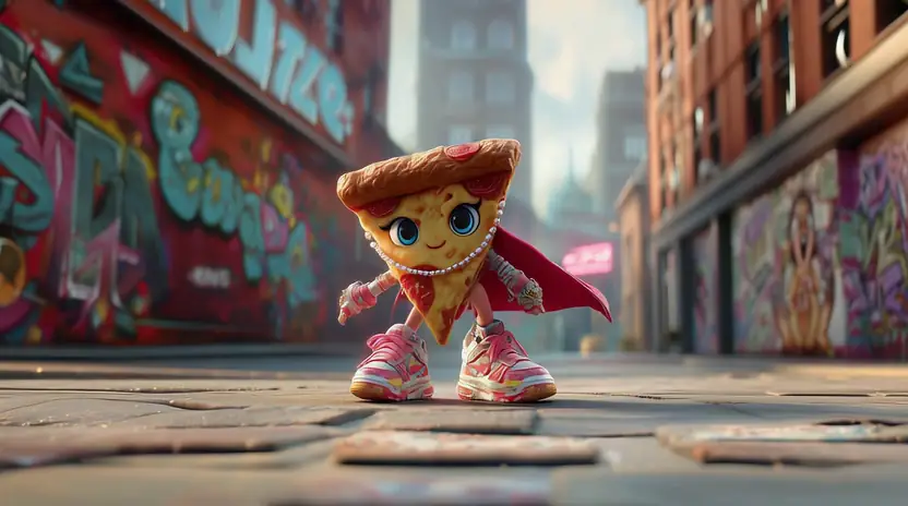 Street Hero — Midjourney AI by @rimaikids